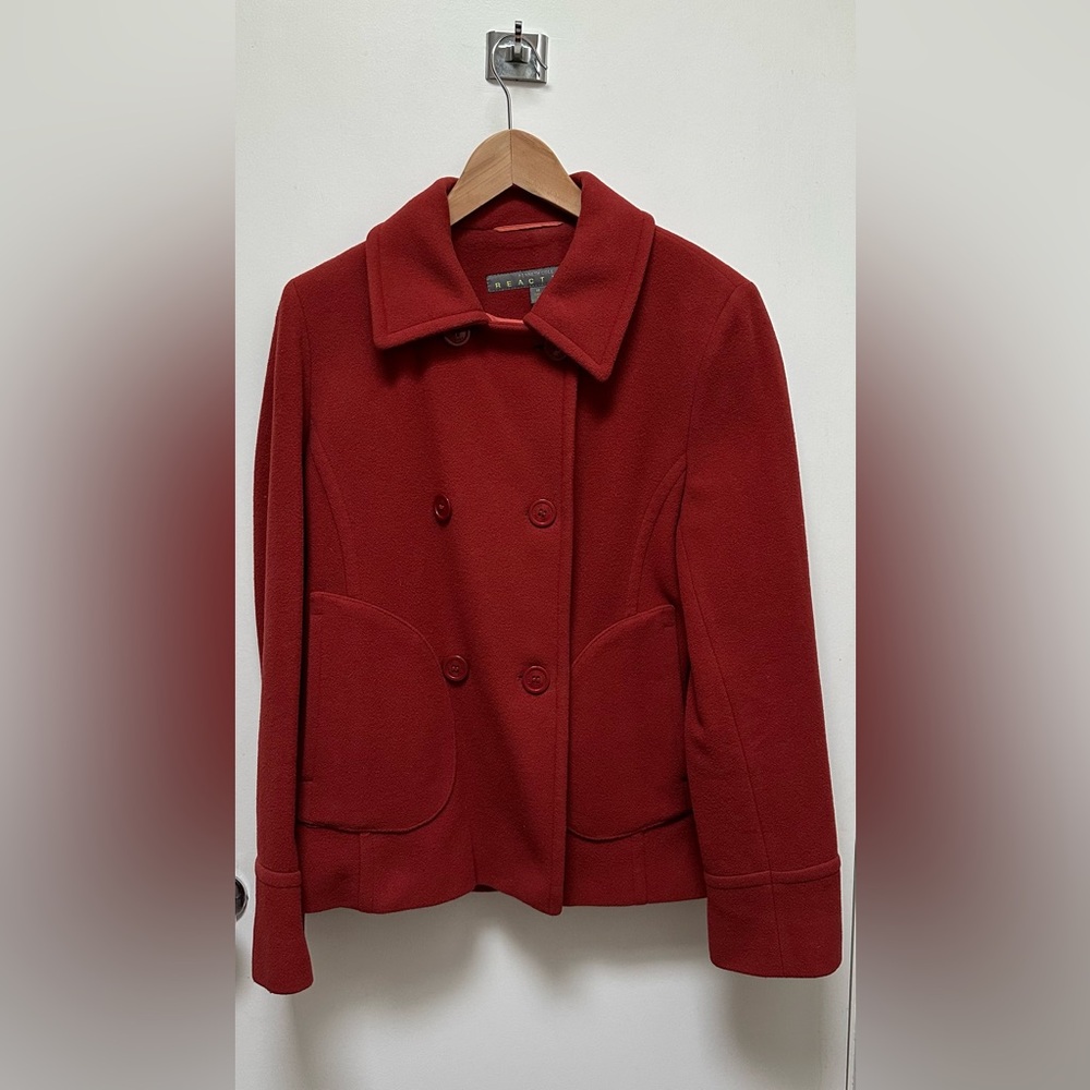 Kenneth Cole 80% Wool Coat/Jacket Women Size 8